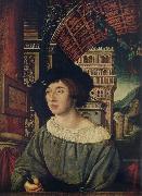Ambrosius Holbein Portrait of a young man oil painting artist